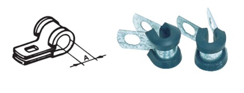 Festeklammer, SEASTAR 15 - 16 mm, For D290 styreboks
