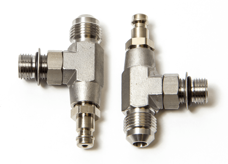 Hynautic Hose fitting, 3/8SAE, 5ORB, + luft