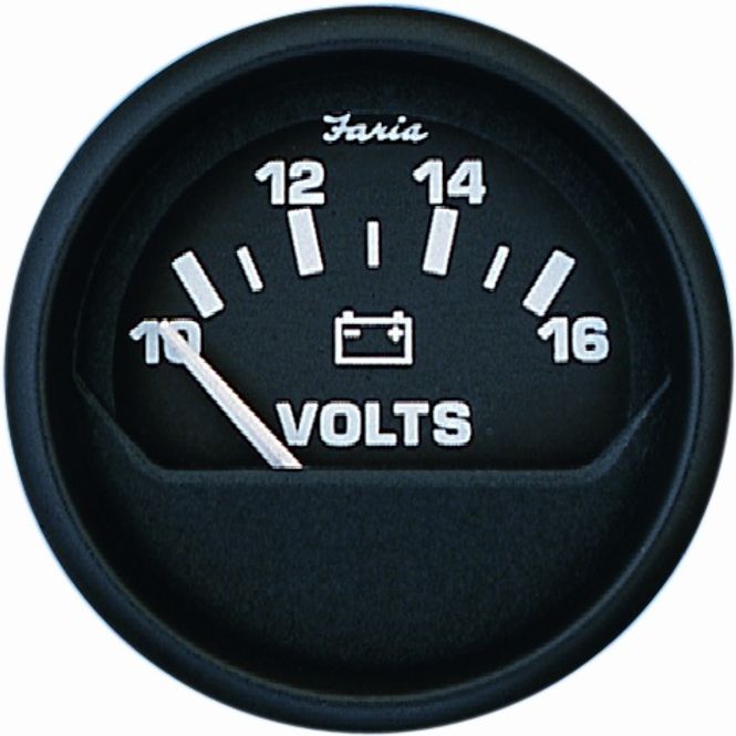 Hovedbilde FARIA Voltmeter 10-16 Volt