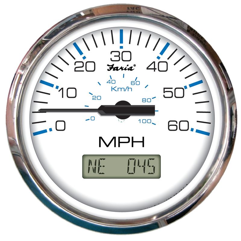 Faria GPS fartsm?ler 0-60 mph