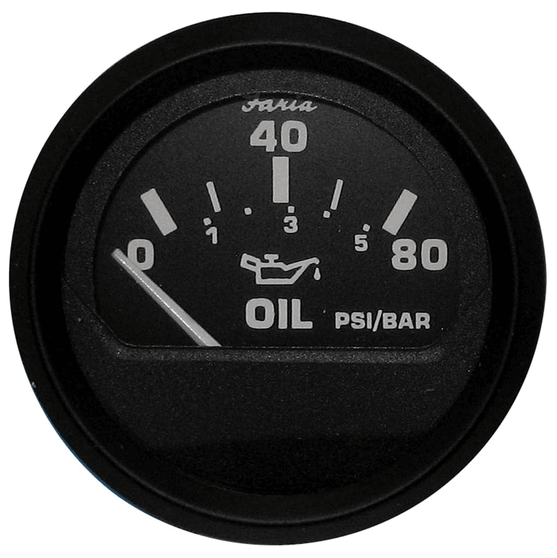 FARIA Oljetrykkm?ler Euro 0-80 PSI