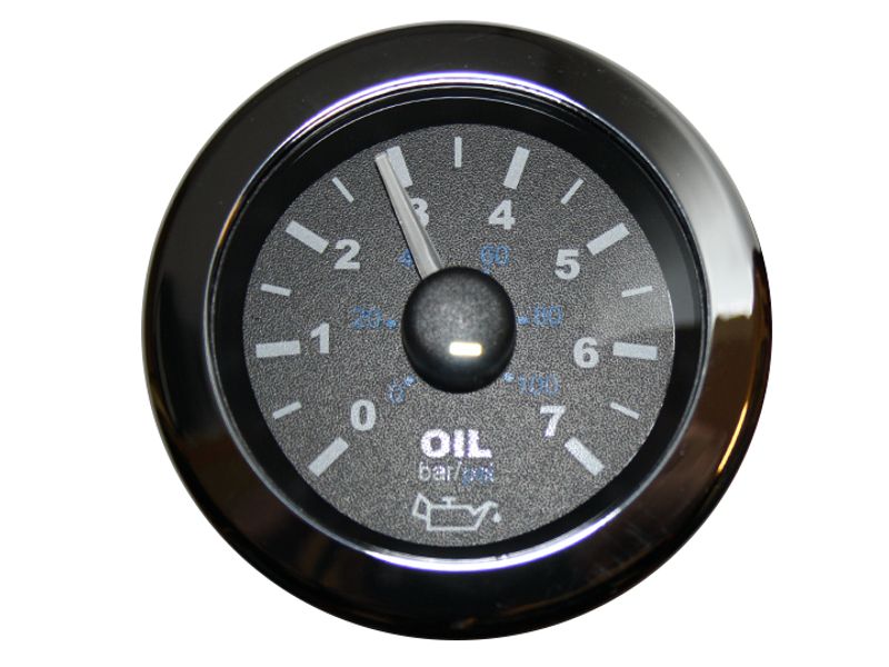 Oljetrykkm?ler, 0-7BAR, NMEA, Smartcraft, Veethree Matrix 2