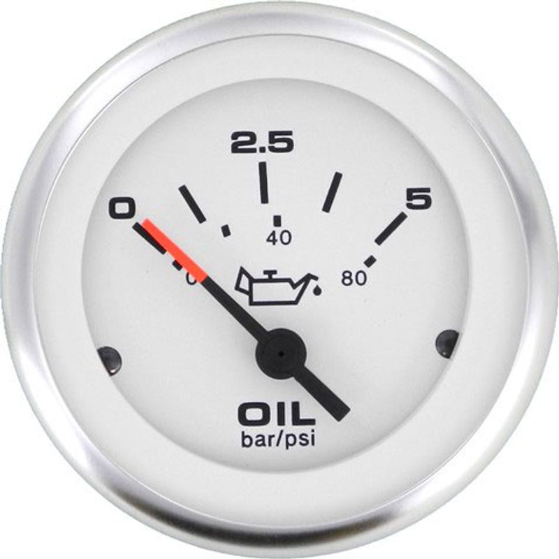 Oljetrykksm?ler, 0-5BAR/0-80PSI, US, Veethree Lido Pro 2