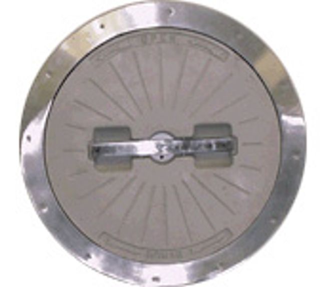 Hovedbilde Bomar D?rkluke i Aluminium, Rund - ?12