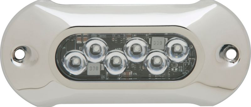 Attwood undervannslys, 6xLED, hvitt lys