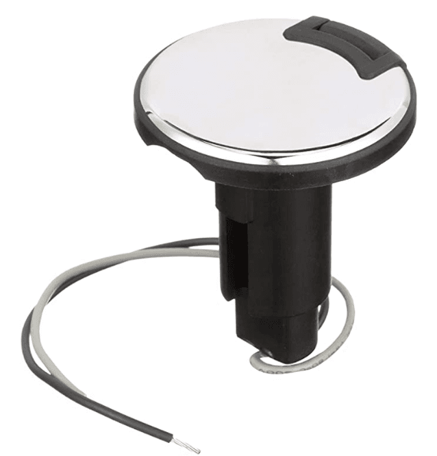 Hovedbilde Attwood Rund Lanternefot, 2-pin - Rustfritt 306 ...