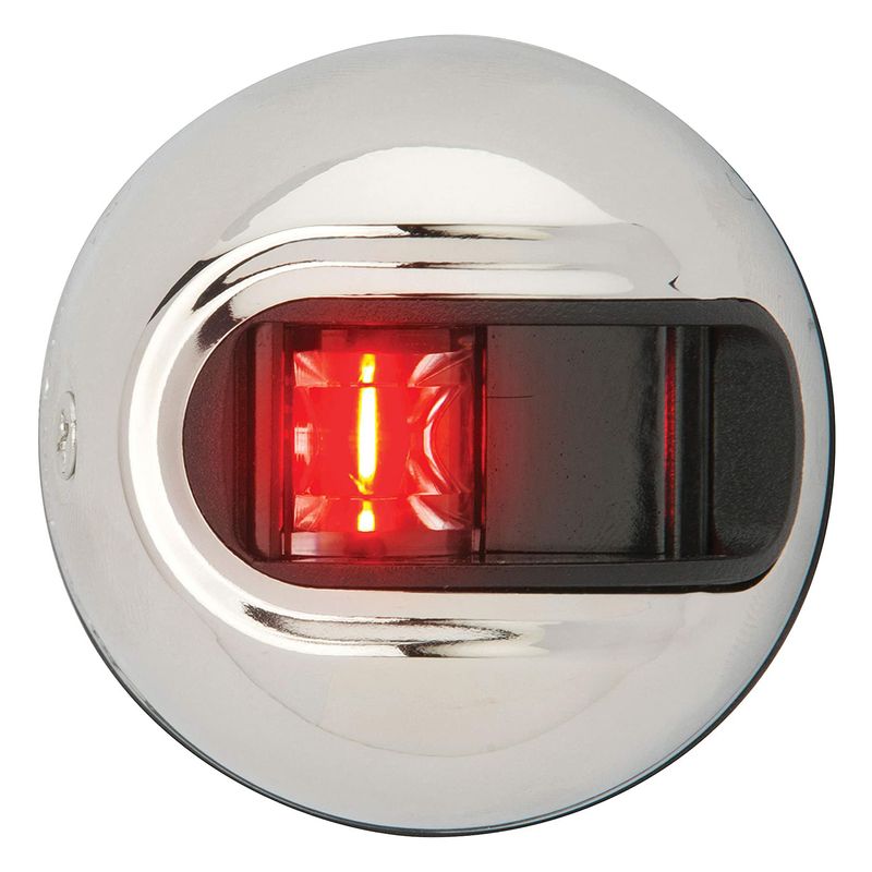 Babord sidelanterne, LED, R?d, rustfritt st?l