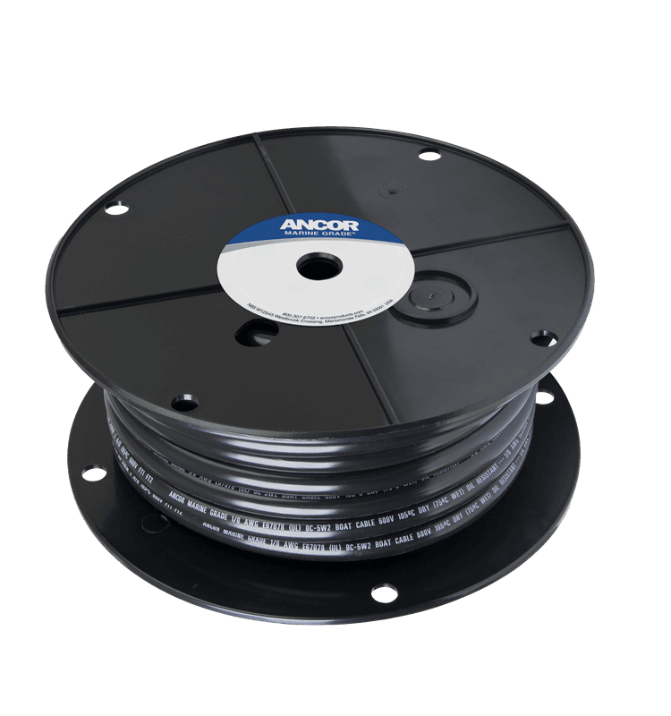 Fortinnet Marine Gradert Batterikabel p? 53mm?, Svart - 30m
