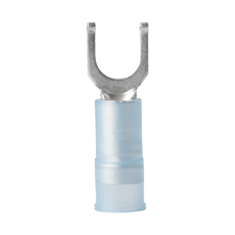 Gaffelkabelsko, Nylonisolert, 1-2mm2 (16-14AWG) - 100stk