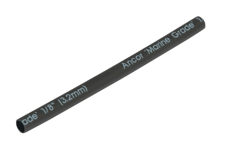 Krympestr?mpe med lim, XLPO, ?3.2mm x 76mm, Svart - 3stk