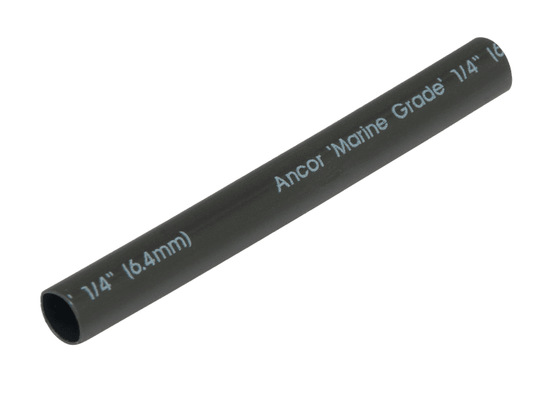 Krympestr?mpe med lim, XLPO, ?6.4mm x 1220mm, Svart - 1stk