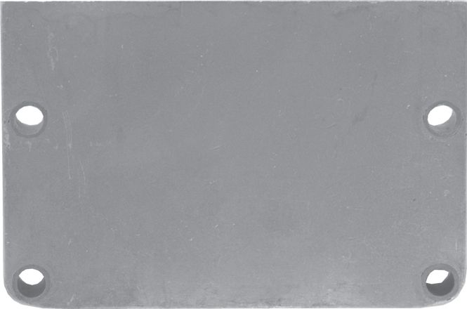 Hovedbilde OMC plate anode, Zink 980756, CM980756Z