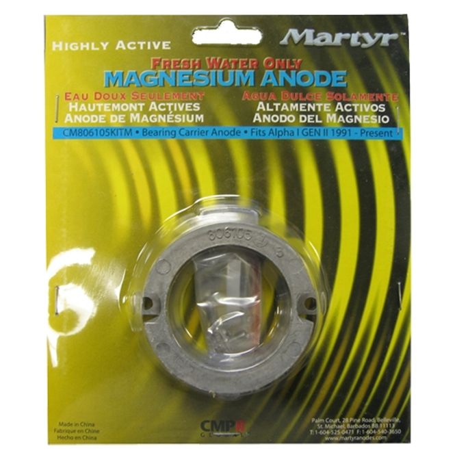 Hovedbilde Merc bearing carrier anode, bliste, Magn 806105