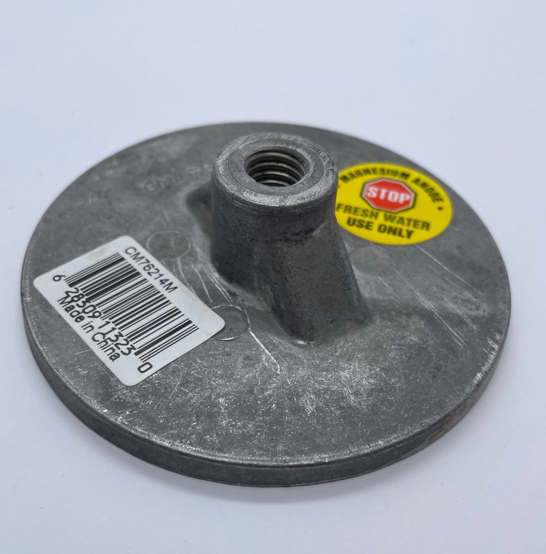 Merc rund plate anode uten bolt, Magn 76214, CM76214M
