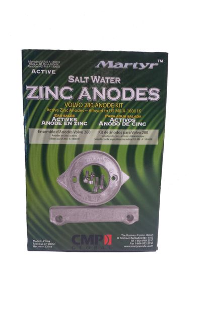 Hovedbilde Volvo Penta 280 Zink sett, komplett, Zink