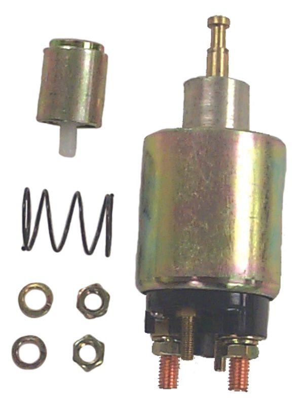 Solenoid, 12V, 4 Terminaler, Universal