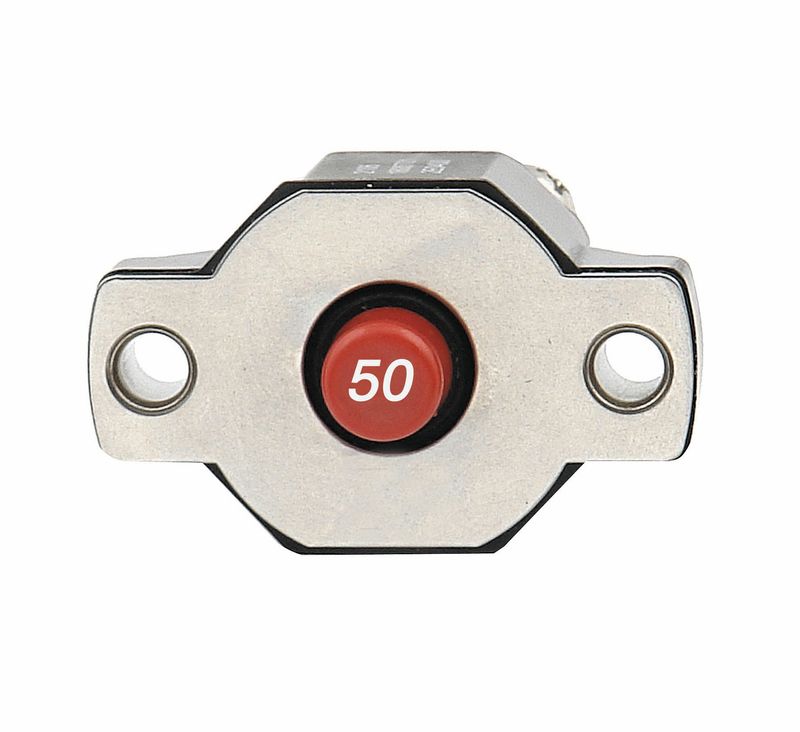 50 Amp automatsikring.