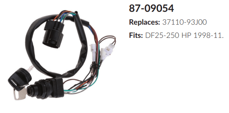 Tenningsl?s fra EMP til Suzuki DF25-250, 98-11, 37110-93J00