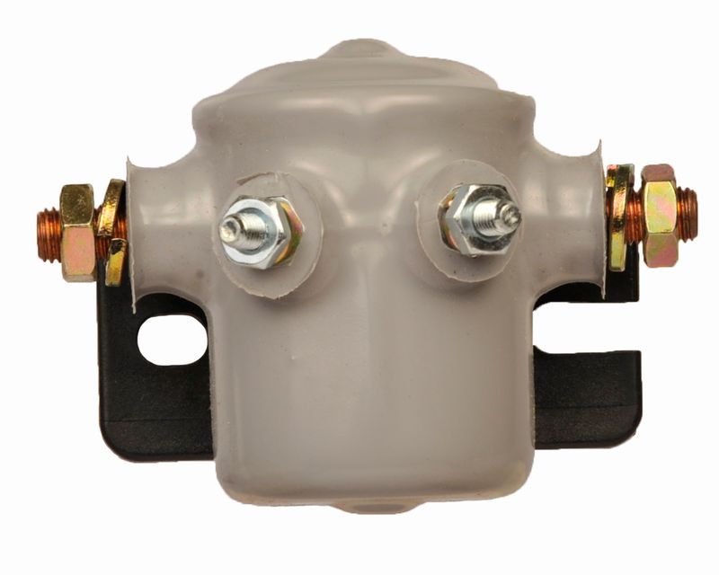 Solenoid, 12V, 85A, V?r-resistant med kompositt brakett