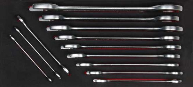 Hovedbilde Dobbel ?pen fastn?kkelsett, 12 deler i modul