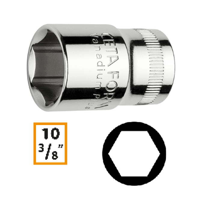 Hovedbilde 3/8'' Pipe, 7 mm, 6-kant