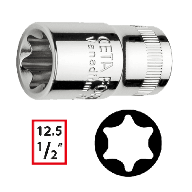 Hovedbilde 1/2? pipe, E-TORX E14