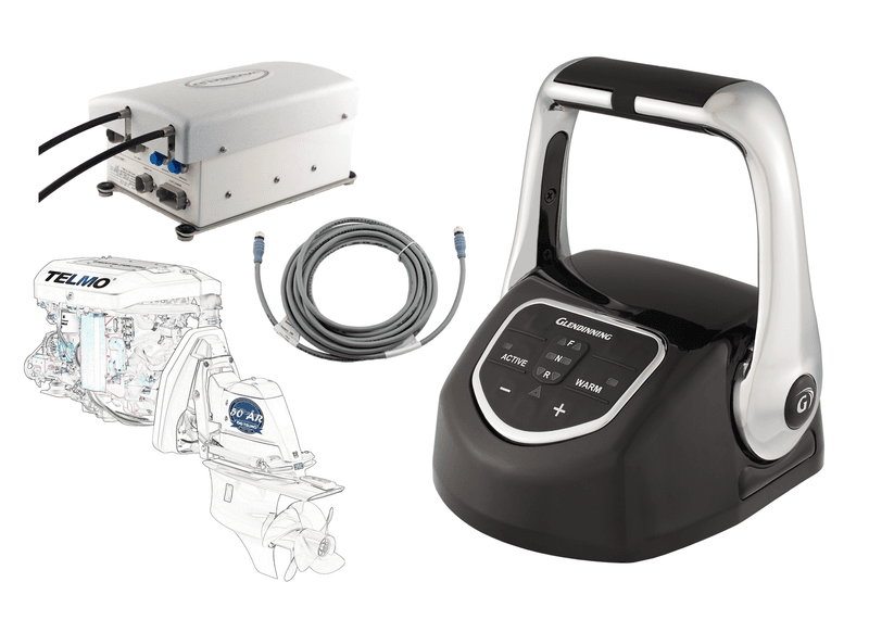 Glendinning Genesys Kit, 1 Innenbordsmotor, Svart-Troll-24V